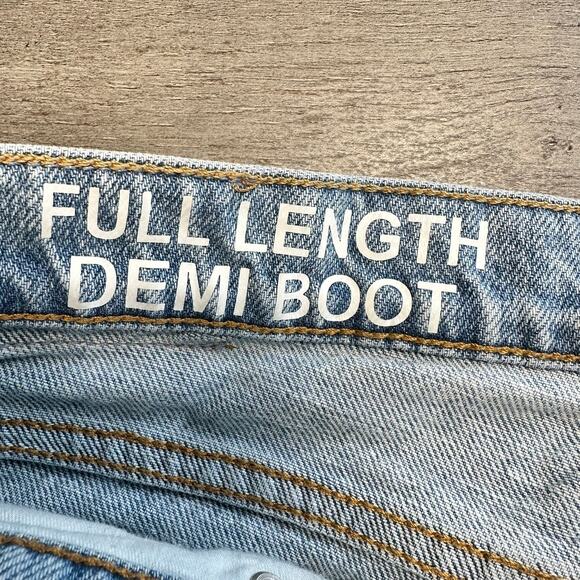 J. Crew Full Length Demi Boot Jeans Light Wash Size 29 - Picture 7 of 13